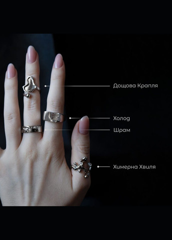 Колечко Холод классическое в стиле минимализм с камнем элегантное массивное нежное сказочное fairycore ретро винтаж кокетт альт No Brand (309041829)
