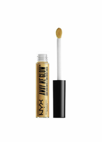 Рідкий хайлайтер Away We Glow Liquid Highlighter (різні відтінки) Golden Hour (AWG03) NYX Professional Makeup (279363992)