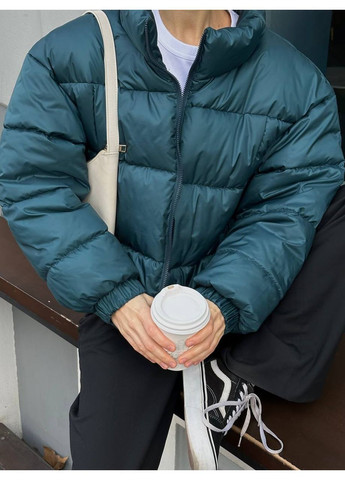 Смарагдова демісезонна жіноча куртка Asi.Store.ua