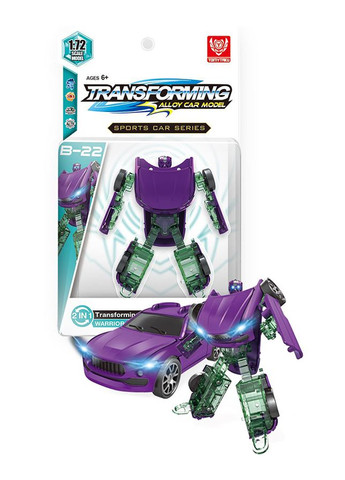 Іграшка-трансформер машинка "Transforming alloy car model" колір різнокольоровий ЦБ-00204569 TomyTaku (282924810)