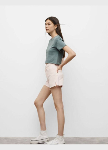 Коротка футболка Mango кроп топ - (316629160)