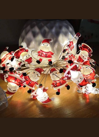 Гірлянда на батарейках діди морози 2 м No Brand (308864241)