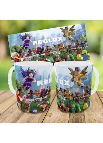 Набір: дитяча сумка-бананка+кружка Роблокс «Roblox» 32х15см, бананка для хлопчика через плече на подарунок (00958) (1725247) Brand (385746571)