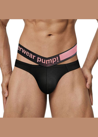 Мужские черные мужские трусы стринги Pump