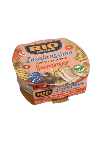 Салат с тунцем summer e Insalatissime Insalata di Tonno Summer, 160 г Rio Mare (369144731)