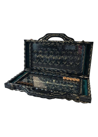 з дерева з ручкою, різьблення під склом, 58*28*10 см, арт.192340 Кавун Нарди (335212012)