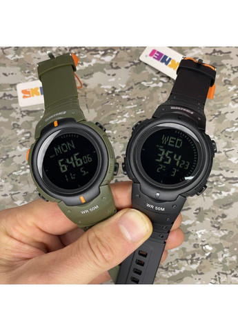 Годинник Military Smart Watch з компасом для активних чоловіків з секундоміром та підсвічуванням ProDobro (367266741)