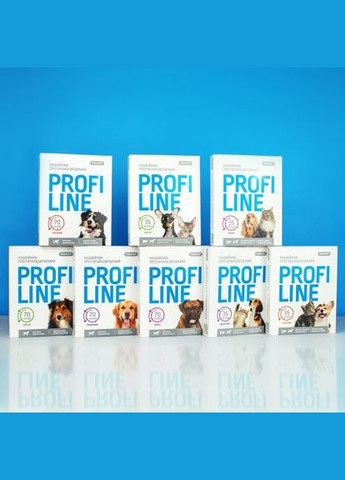 Нашийник Profiline для великих порід собак 70 см, фуксія (інсектоакарицид) ProVET (329141530)