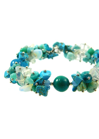 Эксклюзивный браслет "Горный источник" Хризокола 15 Fursa fashion (322314771)