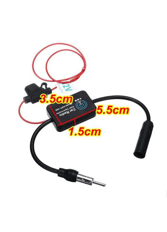 Автомобільний AM/FM-радіо підсилювач (4598) 12 шт. Lesko (349730068)