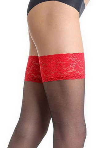 Чулки с красным кружевом Michelle 01 Gatta (351583236)