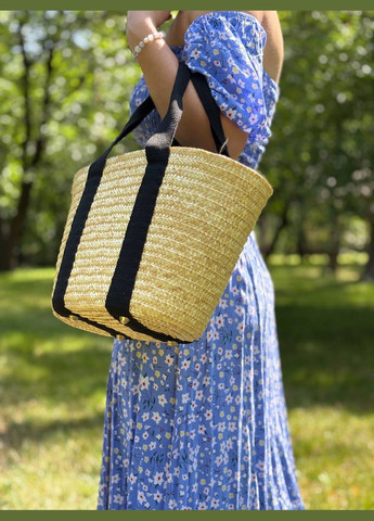 Плетеная сумка женская, соломенная No Brand (342324281)