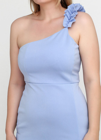 Голубое повседневный платье голубой Asos