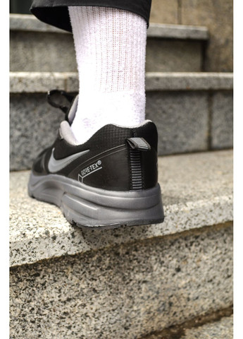 Черные демисезонные кроссовки мужские nike pegasus 26x gore-tex triple black найк пегасус No Brand