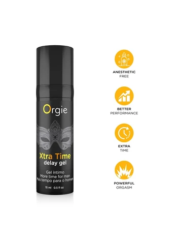 Гель пролонгатор для чоловіків Xtra Time Delay Gel 15 мл Orgie (382850940)