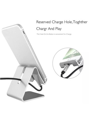 Универсальная алюминиевая подставка-держатель Stainless для смартфонов и планшетов ( ) China (368682335)