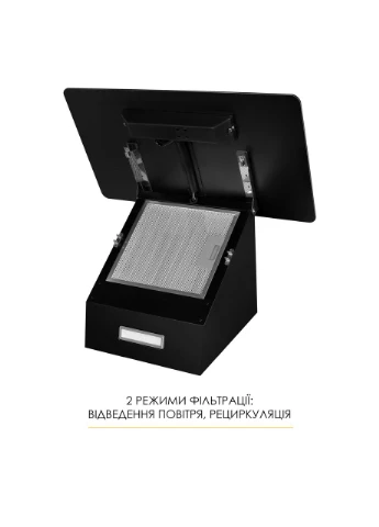 Витяжка декоративна похила AURA WDS 63 BLACK WEILOR (382792442)
