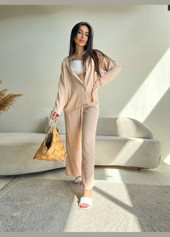 Жіночий костюм сорочка вільного крою + штани Style Point (335213258)