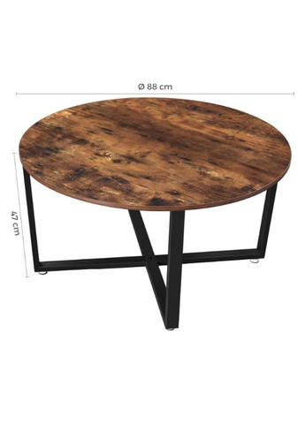 Журнальный столик Fleksi круглый в стиле Loft Leobert (301865888)