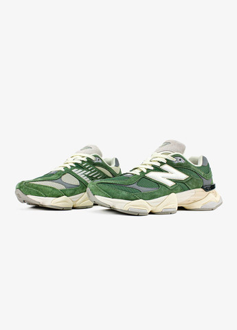 Кроссовки женские и мужские New Balance 9060 green | Нью Беланс 9060 зеленые No Brand зелёные всесезоны (313653566)