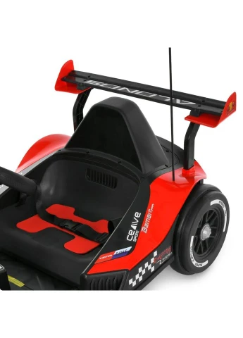 Электрокарт Bambi Kart 2×150W 24V 14Ah до 50 кг 117х68х48 см черный No Brand M 6322EBLR (400470333)