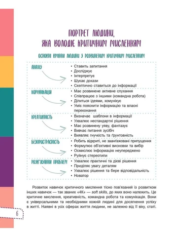 Думай сам! 10 крутезних способів навчити дитину мислити критично. 5-6 років Основа (370078443)