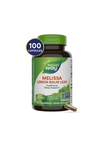 Мелісса Melissa Лимонний бальзам 1500 мг 100 капсул Nature's Way (361113918)