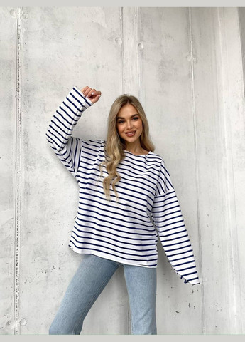 Лонгслив Оверсайз Турецкая Двонитка No Brand (317638186)