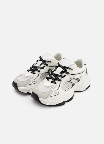 Кросівки на платформі жіночі колір білий CB-00264095 Yuki білі демісезони (325813859)