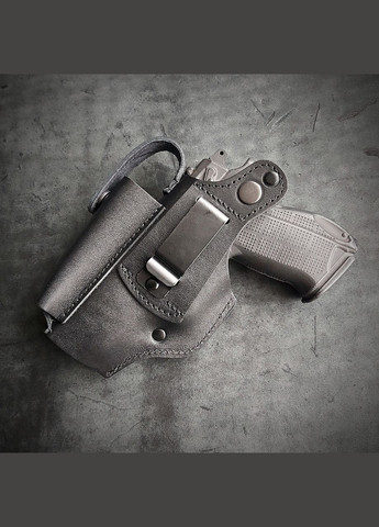 Шкіряна кобура поясна під ФОРТ 17 | чорна| на скобі No Brand (339621625)