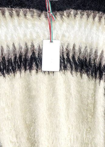 Молочный демисезонный женский демисезонный свитер травка fv-5540100 синий Forza Viva