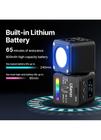 Відеосвітло RGB COB VEDIO LIGHT (UV-2878 L2 RGB) (2878) Ulanzi Vijim RGB COB (372840875)