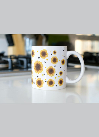 Кружка керамічна з принтом "Найкращій Матусі у світі" 330 мл Біла No Brand (324262663)