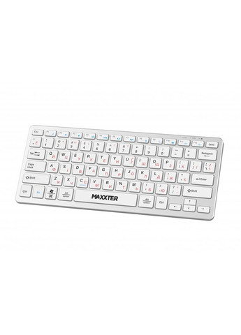 Клавiатура бездротова KBW-C01S-UA Silver Maxxter (342331324)