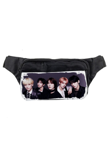 Сумка на пояс (через плече) бананка, корейський К-Поп THE BOYZ #006 унісекс, 14*22 см, чорний No Brand (316121816)