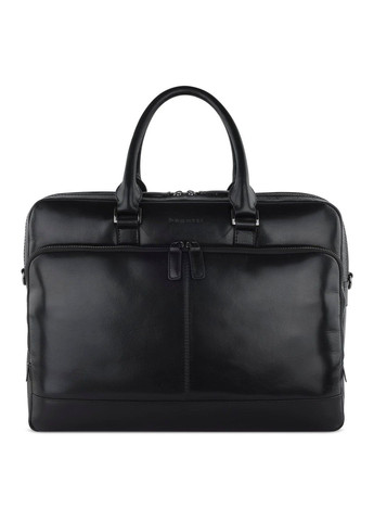 Чоловіча сумка-портфель шкіряний ROMANO Чорний Bugatti (280950633)
