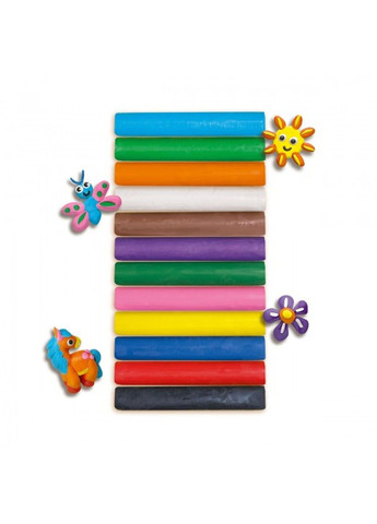 Пластилін - Весела ліпка (12 кольор.) Ses Creative (331299816)