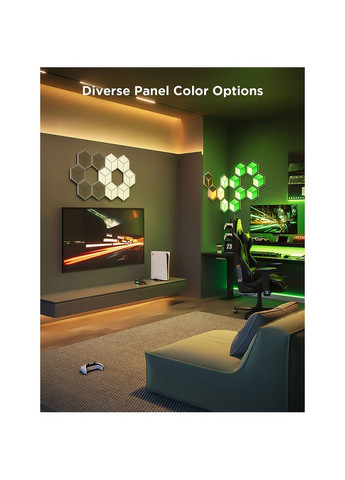 Набор светильников H606A Glide Hexagon Light Panels Ultra 10шт Lunar White (H606AC81) Govee (322914168)