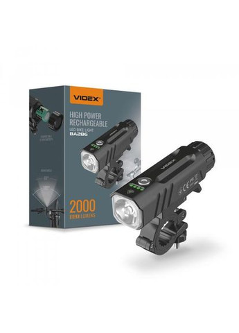 Велосипедний ліхтар фара IP68 VLFBA286 2000 Lm 5000 K (27528) Videx (283328695)