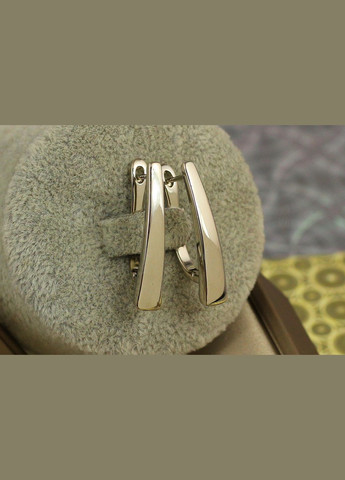 Сережки доріжки розширені внизу 3 см сріблясті Xuping Jewelry (316432974)