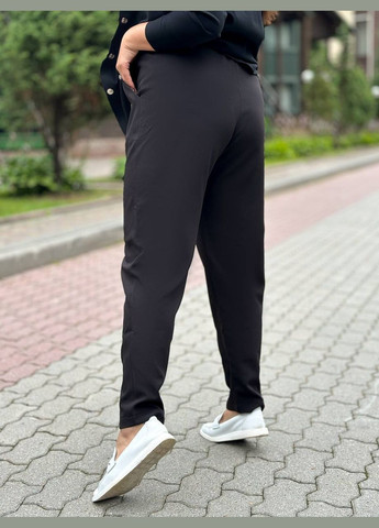 Женские классические брюки цвет черный р.50/52 453817 New Trend (289720052)