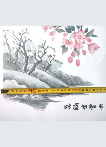 Виниловые наклейки Горы Сакура Япония! (лист 90 х 60 см) Б354-32 No Brand (338624940)