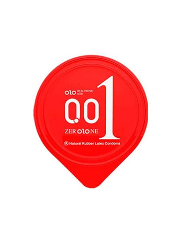 Ультратонкие презервативы Olo 0,01 RED - 10 шт No Brand (368893651)