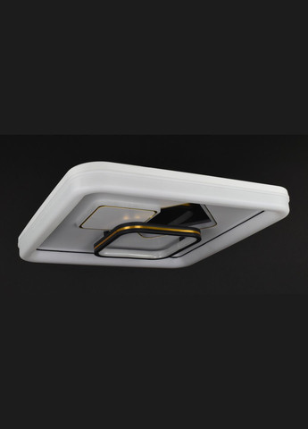 Люстра світлодіодна стельова LED світильник для квартири на стелю лед 27824 Білий 7х46х46 см. Sunnysky (364755522)