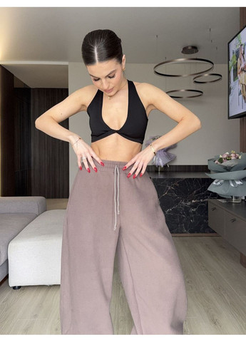 Теплые женские флисовые брюки Аладины беж You Best (363173029)