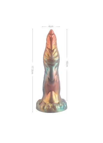Фалоімітатор прибульця Glitter Silicone Dildo Ligula Vscnovelty (390185944)