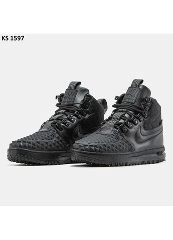 Черные демисезонные кроссовки мужские nike lf1 duckboot black найк дакбут No Brand