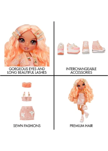 УЦІНКА!!! Лялька Рейнбол Хай Персик Джорджія Блум Rainbow High Georgia Bloom 575740 MGA Entertainment (398306240)