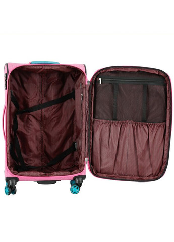 Чемодан малый (S) тканевый ручная кладь 39303 Розовый Snowball (302968428)