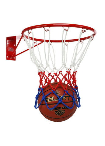 Сітка баскетбольна (поліестер, колір білий-червоний-синій, компл. 2 шт.) (C-8594) SP-Sport (361434245)